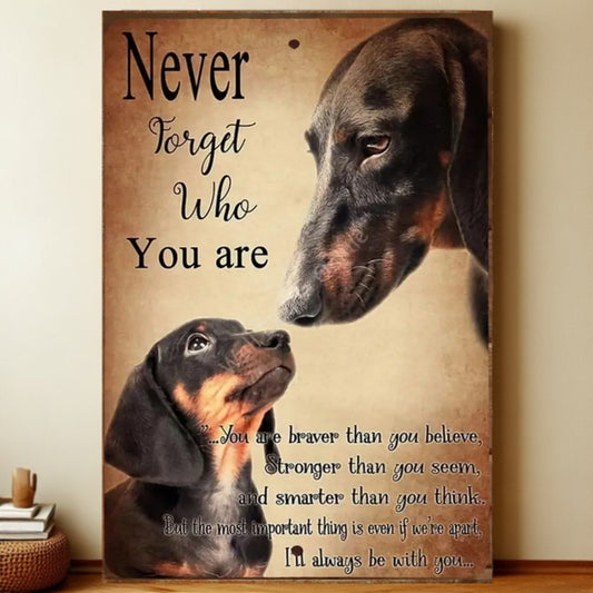 8x12 Funny Dog Metal Sign – Vintage Tin Wall Art for Pet Lovers & Homes | Liberty Signs #1028