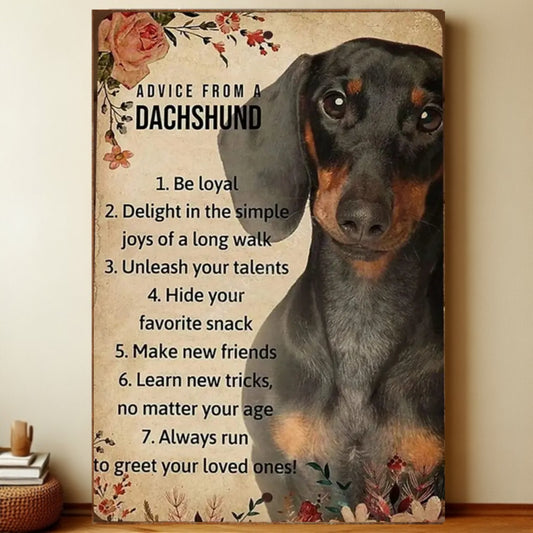 8x12 Funny Dog Metal Sign – Vintage Tin Wall Art for Pet Lovers & Homes | Liberty Signs #1029