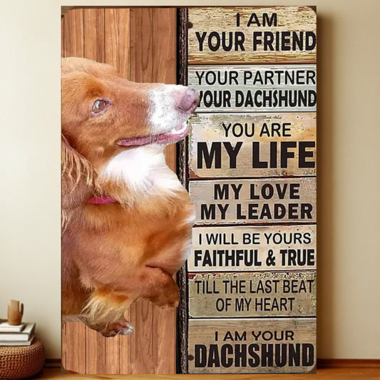 8x12 Funny Dog Metal Sign – Vintage Tin Wall Art for Pet Lovers & Homes | Liberty Signs #1035