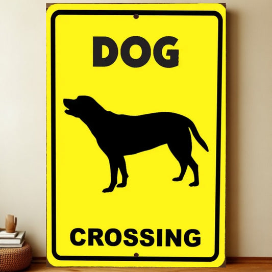 8x12 Funny Dog Metal Sign – Vintage Tin Wall Art for Pet Lovers & Homes | Liberty Signs #1036