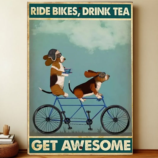 8x12 Funny Dog Metal Sign – Vintage Tin Wall Art for Pet Lovers & Homes | Liberty Signs #1039