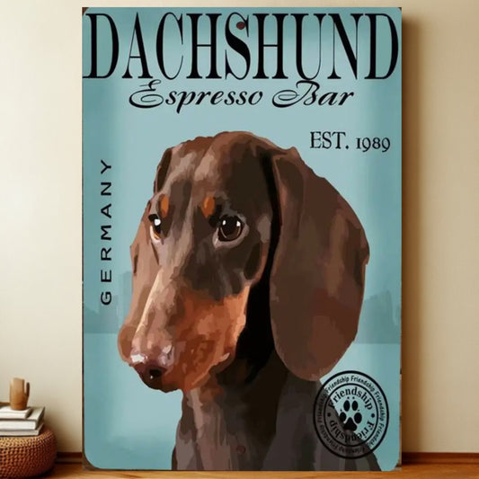 8x12 Funny Dog Metal Sign – Vintage Tin Wall Art for Pet Lovers & Homes | Liberty Signs #1041