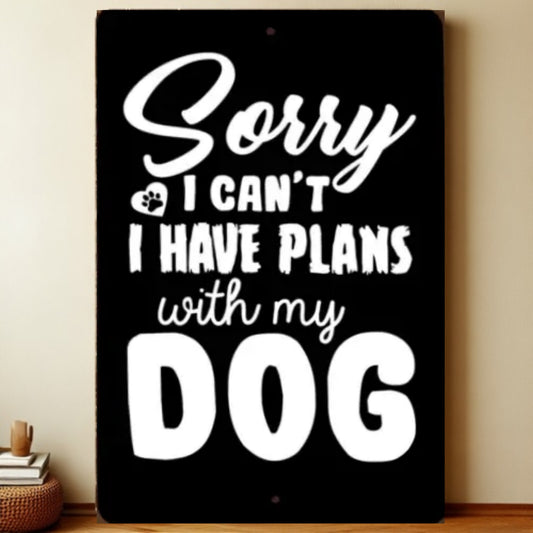 8x12 Funny Dog Metal Sign – Vintage Tin Wall Art for Pet Lovers & Homes | Liberty Signs #1049
