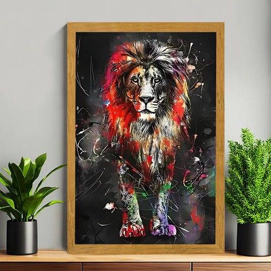 12x18 Black Cat Framed Wall Art – Whimsical Pet-Inspired Print for Kitchen or Entry | Liberty Signs #M7016