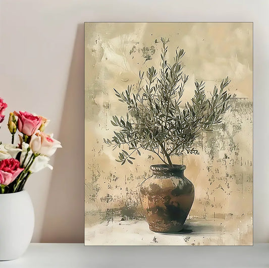 12x16 Pink Peony Floral Canvas Art – Elegant Botanical Print for Bedroom & Entryway | Liberty Signs#F2033