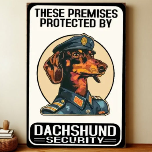 8x12 Funny Dog Metal Sign – Vintage Tin Wall Art for Pet Lovers & Homes | Liberty Signs #1104