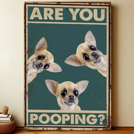 8x12 Funny Dog Metal Sign – Vintage Tin Wall Art for Pet Lovers & Homes | Liberty Signs #1106