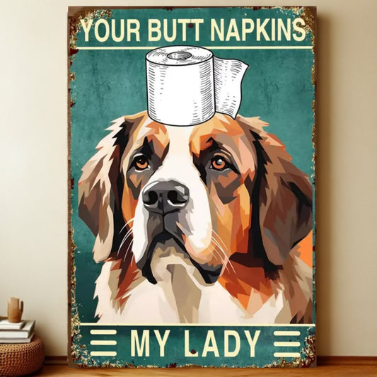 8x12 Funny Dog Metal Sign – Vintage Tin Wall Art for Pet Lovers & Homes | Liberty Signs #1107