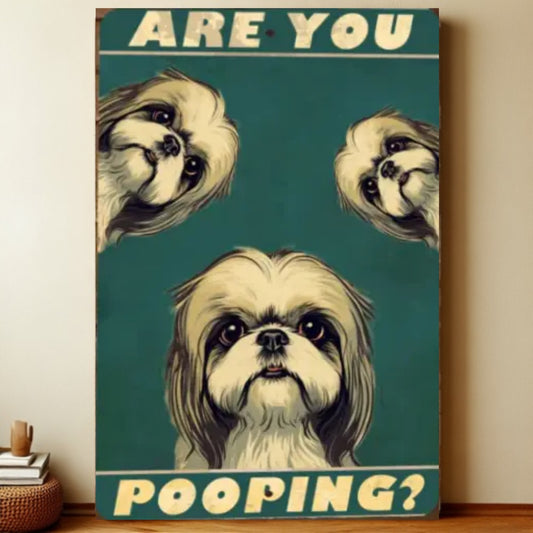 8x12 Funny Dog Metal Sign – Vintage Tin Wall Art for Pet Lovers & Homes | Liberty Signs #1109
