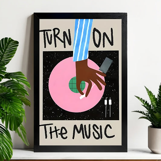Neutral Abstract Framed Wall Art – Minimalist Line Art for Office or Studio | Liberty Signs#M3212