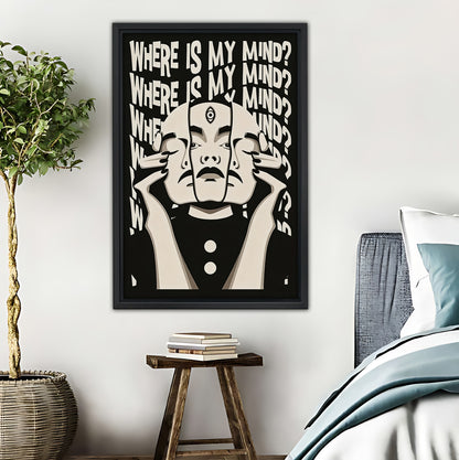 Where Is My Mind Surreal Art Print - Psychedelic Modern Wall Decor|Liberty Signs #L427