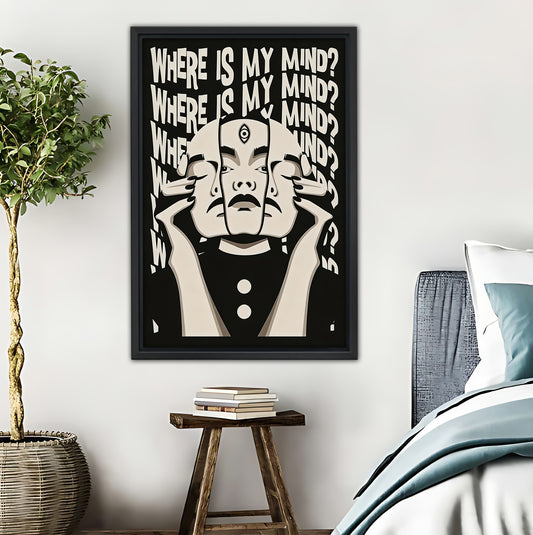 Where Is My Mind Surreal Art Print - Psychedelic Modern Wall Decor|Liberty Signs #L427