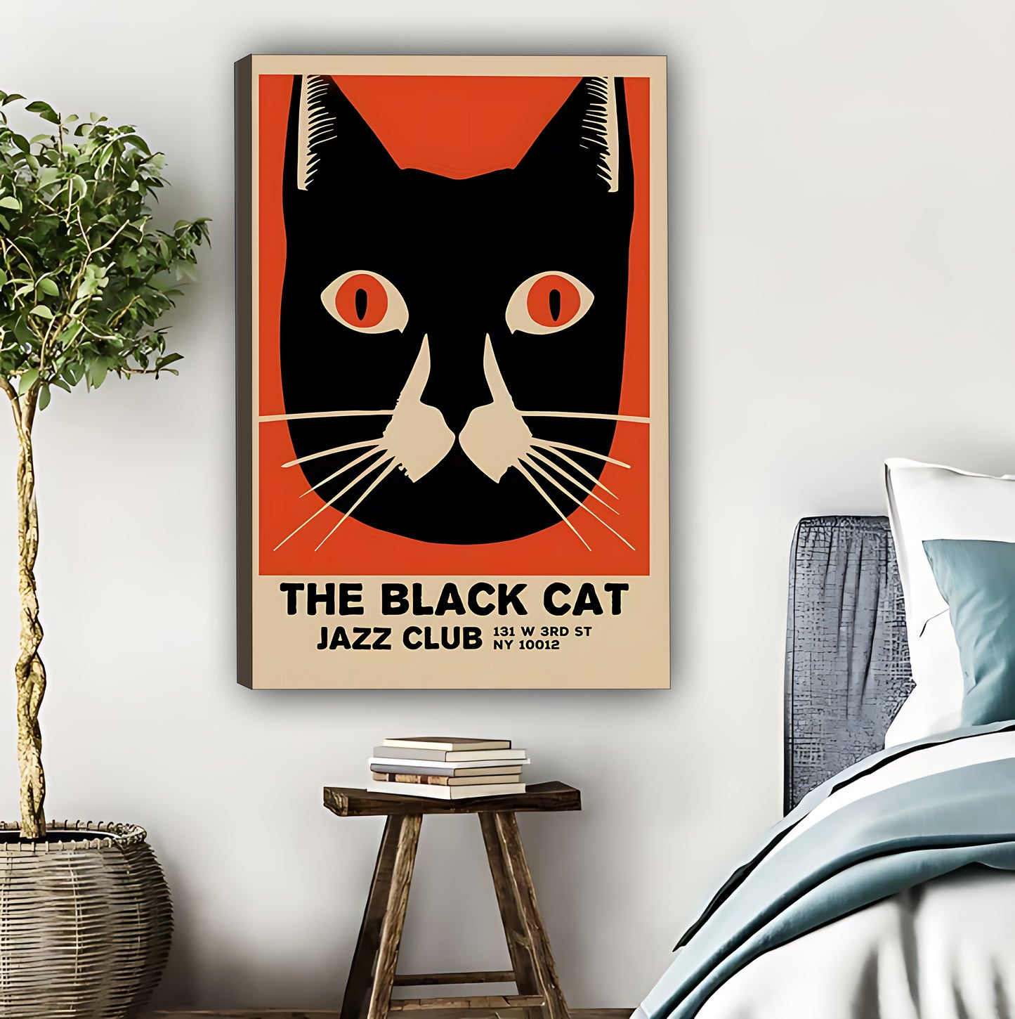 The Black Cat Jazz Club Retro Poster|Liberty Signs #L480