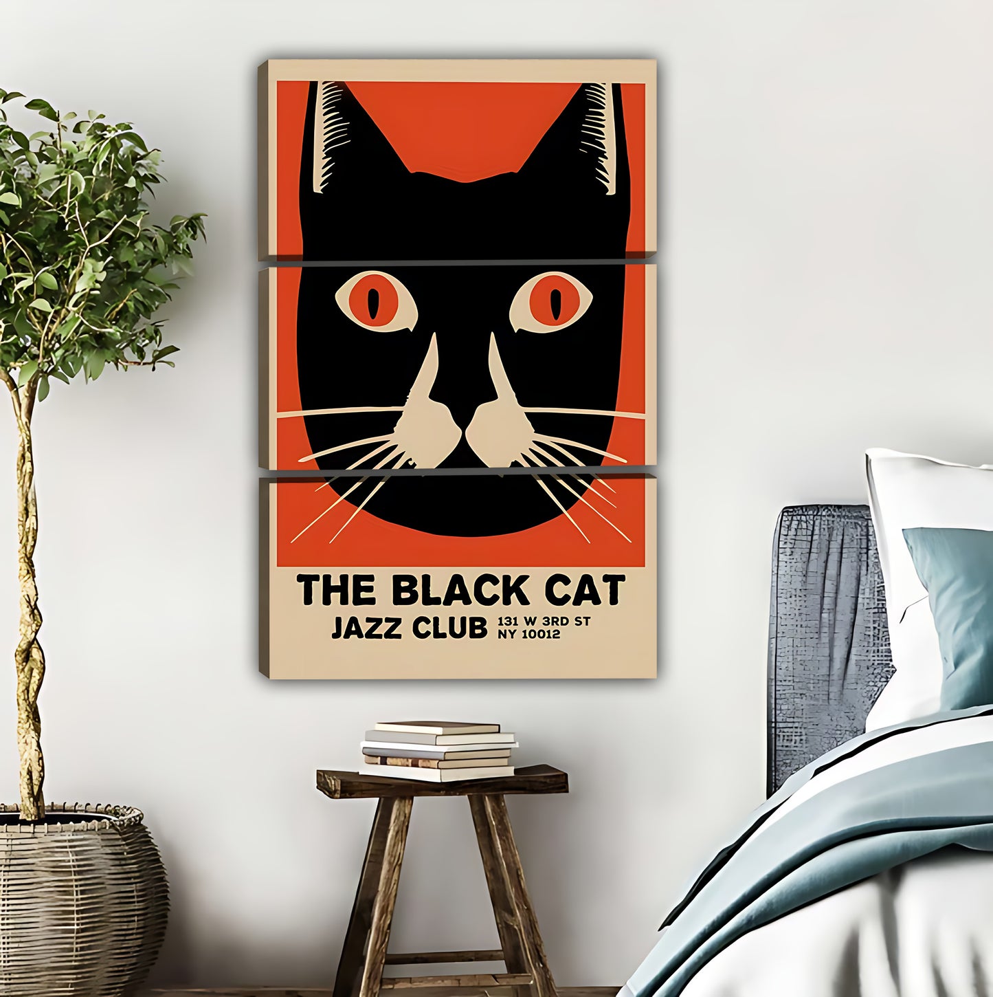 The Black Cat Jazz Club Retro Poster|Liberty Signs #L480