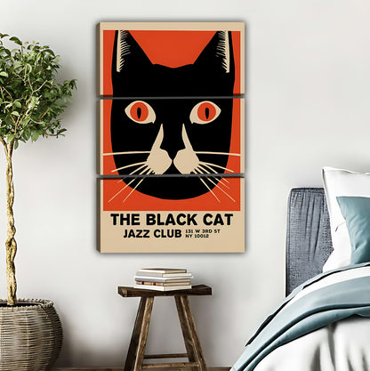 The Black Cat Jazz Club Retro Poster|Liberty Signs #L480