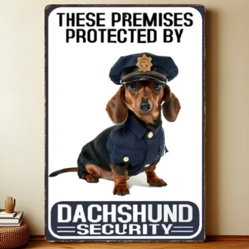 8x12 Funny Dog Metal Sign – Vintage Tin Wall Art for Pet Lovers & Homes | Liberty Signs #1201