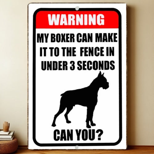 8x12 Funny Dog Metal Sign – Vintage Tin Wall Art for Pet Lovers & Homes | Liberty Signs #1203