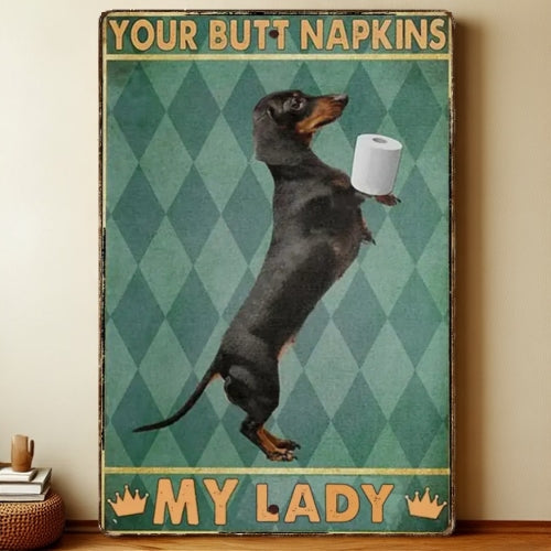 8x12 Funny Dog Metal Sign – Vintage Tin Wall Art for Pet Lovers & Homes | Liberty Signs #1204