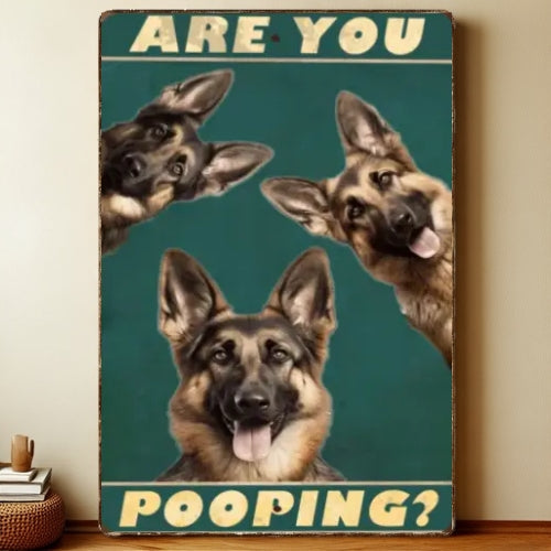 8x12 Funny Dog Metal Sign – Vintage Tin Wall Art for Pet Lovers & Homes | Liberty Signs #1206