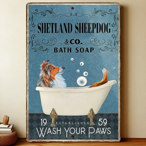 8x12 Funny Dog Metal Sign – Vintage Tin Wall Art for Pet Lovers & Homes | Liberty Signs #1215
