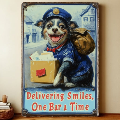8x12 Funny Dog Metal Sign – Vintage Tin Wall Art for Pet Lovers & Homes | Liberty Signs #1219
