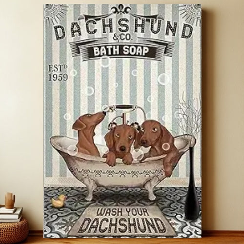 8x12 Funny Dog Metal Sign – Vintage Tin Wall Art for Pet Lovers & Homes | Liberty Signs #1223