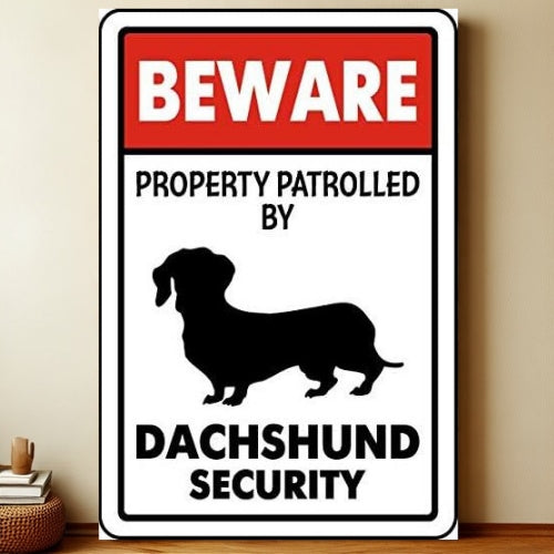 8x12 Funny Dog Metal Sign – Vintage Tin Wall Art for Pet Lovers & Homes | Liberty Signs #1228