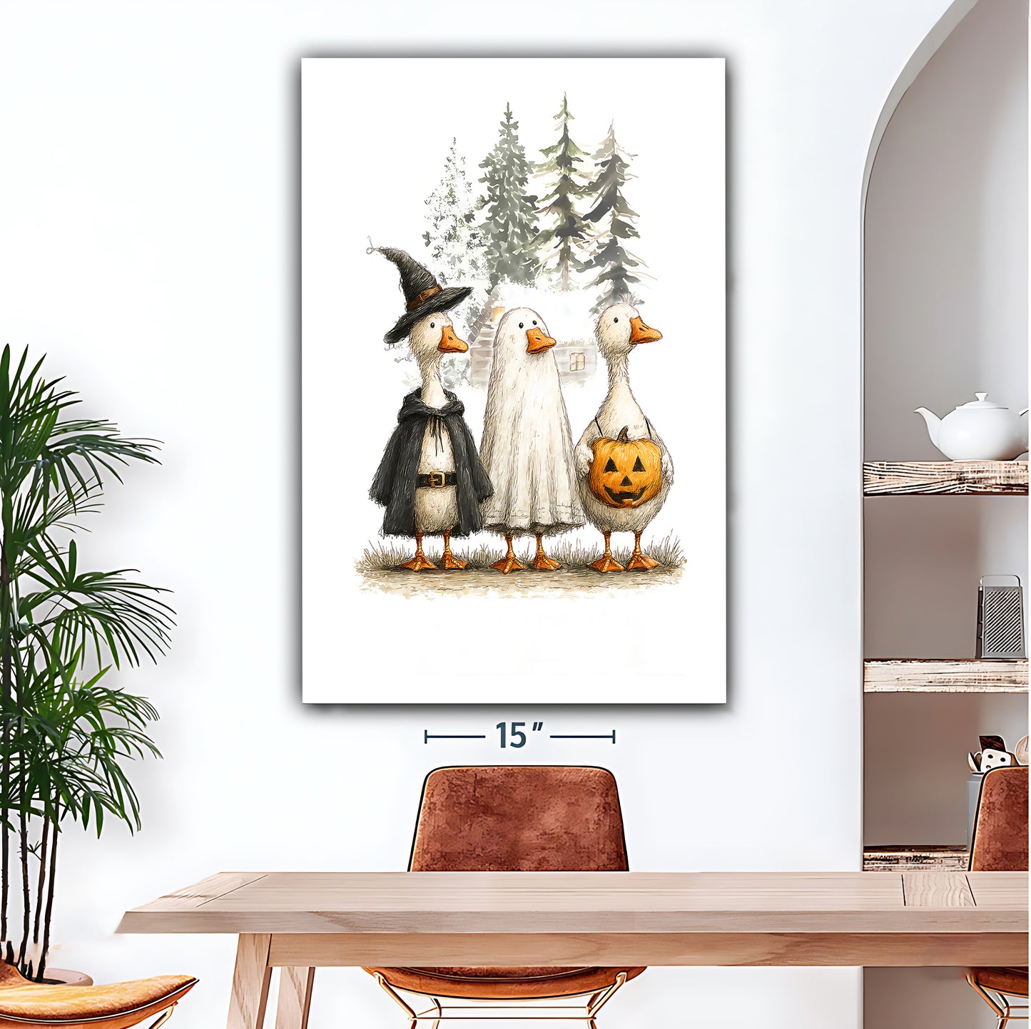 Halloween Collection -  Canvas Wall Art - Holiday Living Room Decor | Liberty Sign #SZ001