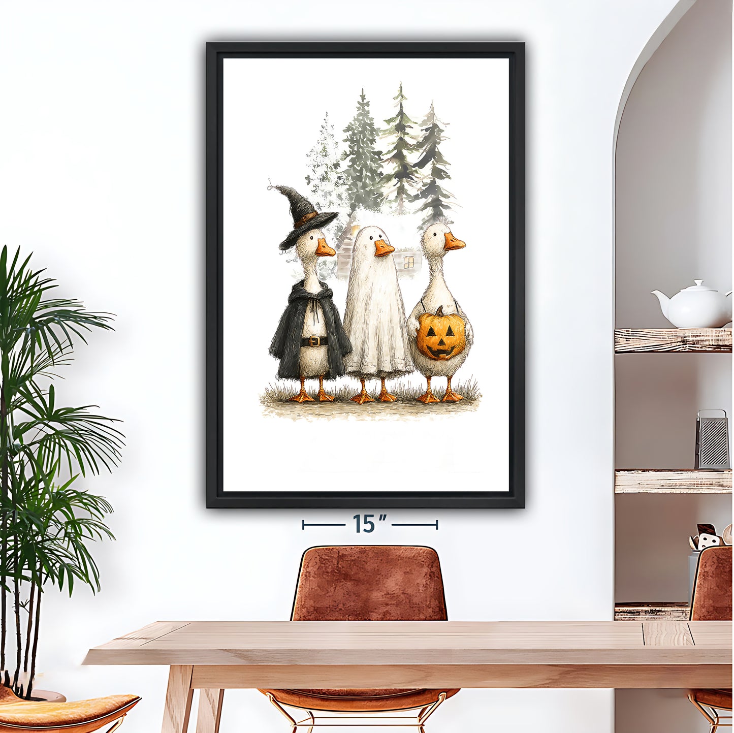 Halloween Collection -  Canvas Wall Art - Holiday Living Room Decor | Liberty Sign #SZ001