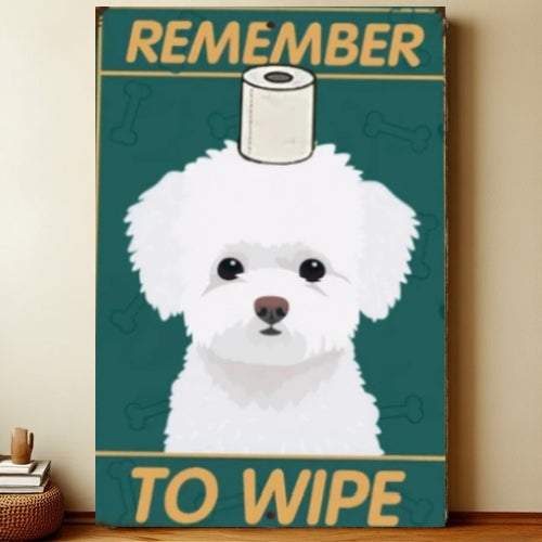 8x12 Funny Dog Metal Sign – Vintage Tin Wall Art for Pet Lovers & Homes | Liberty Signs #1013