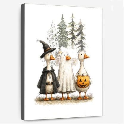 Halloween Collection -  Canvas Wall Art - Holiday Living Room Decor | Liberty Sign #SZ001