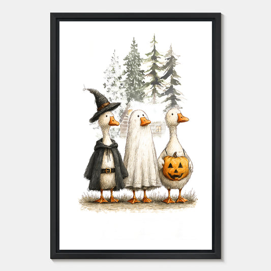 Halloween Collection -  Canvas Wall Art - Holiday Living Room Decor | Liberty Sign #SZ001
