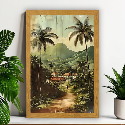 12x18 Serene Lake Framed Wall Art – Calming Landscape Print for Living Room or Hallway | Liberty Signs  #M1001