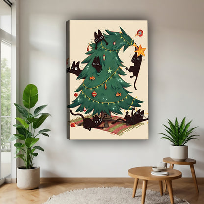 Christmas Wall Art – Festive Canvas Decor for Holiday Homes | Liberty Signs #SZ213