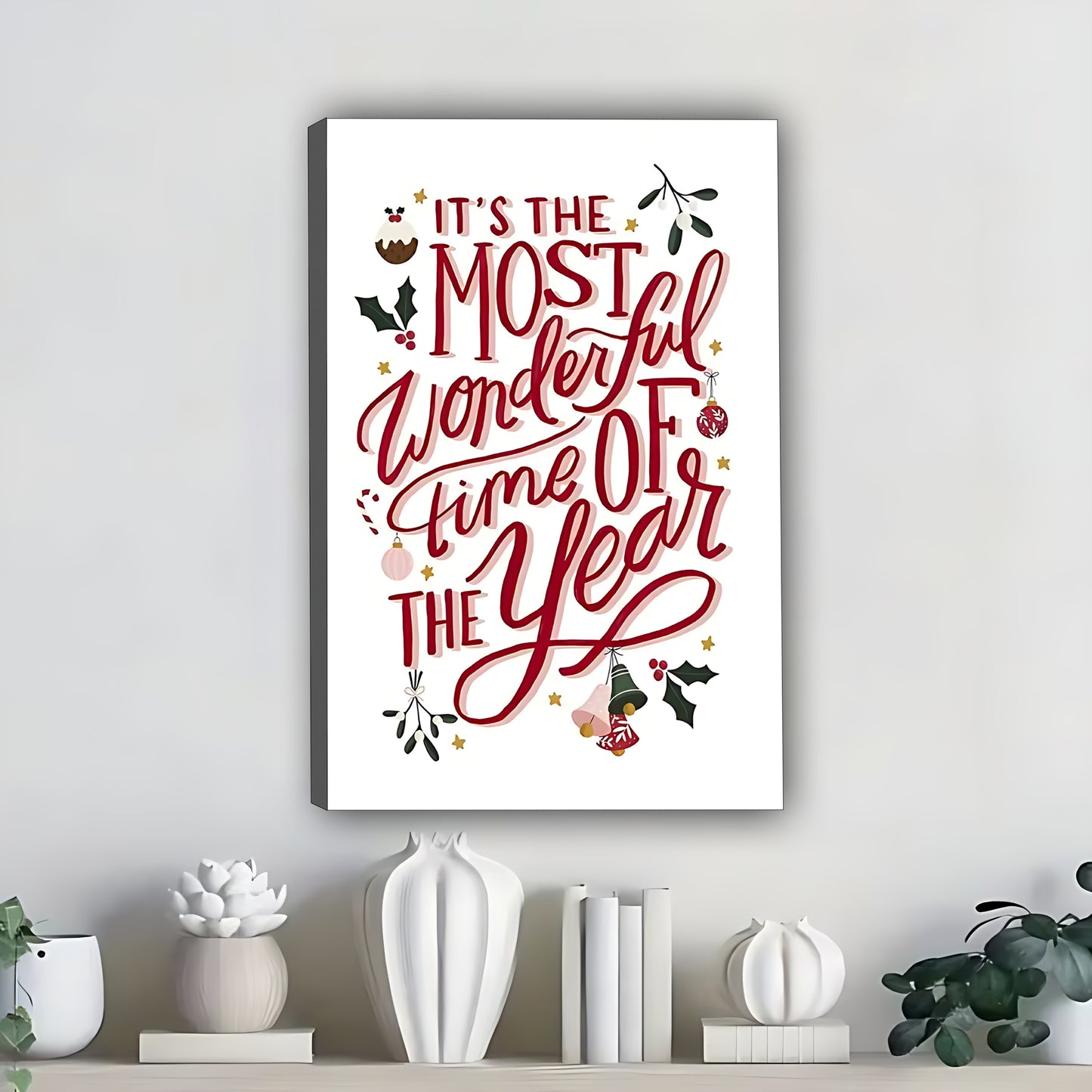 Christmas Wall Art – Festive Canvas Decor for Holiday Homes | Liberty Signs #SZ285
