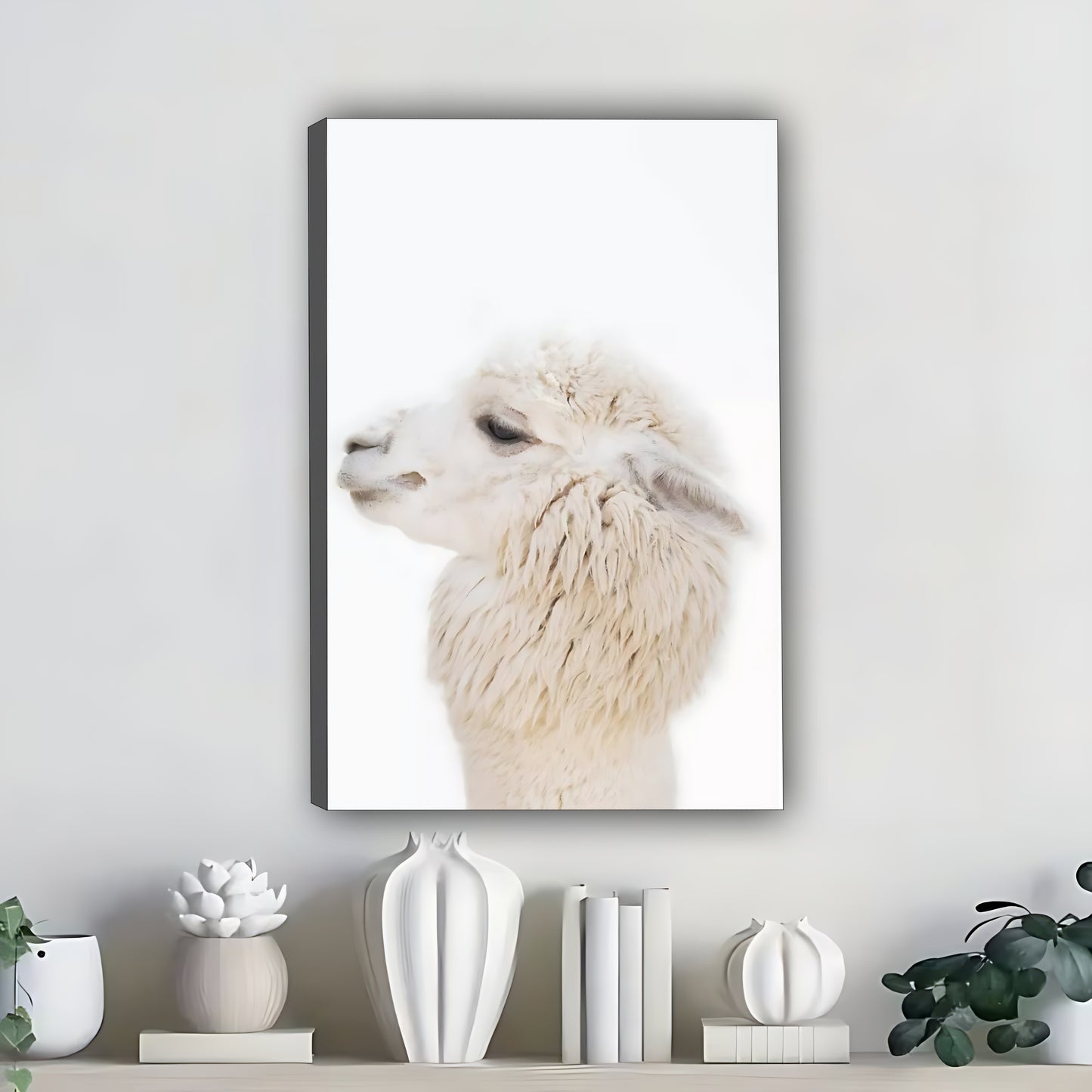 Neutral Abstract Framed Wall Art – Minimalist Line Art for Office or Studio | Liberty Signs #SZ291