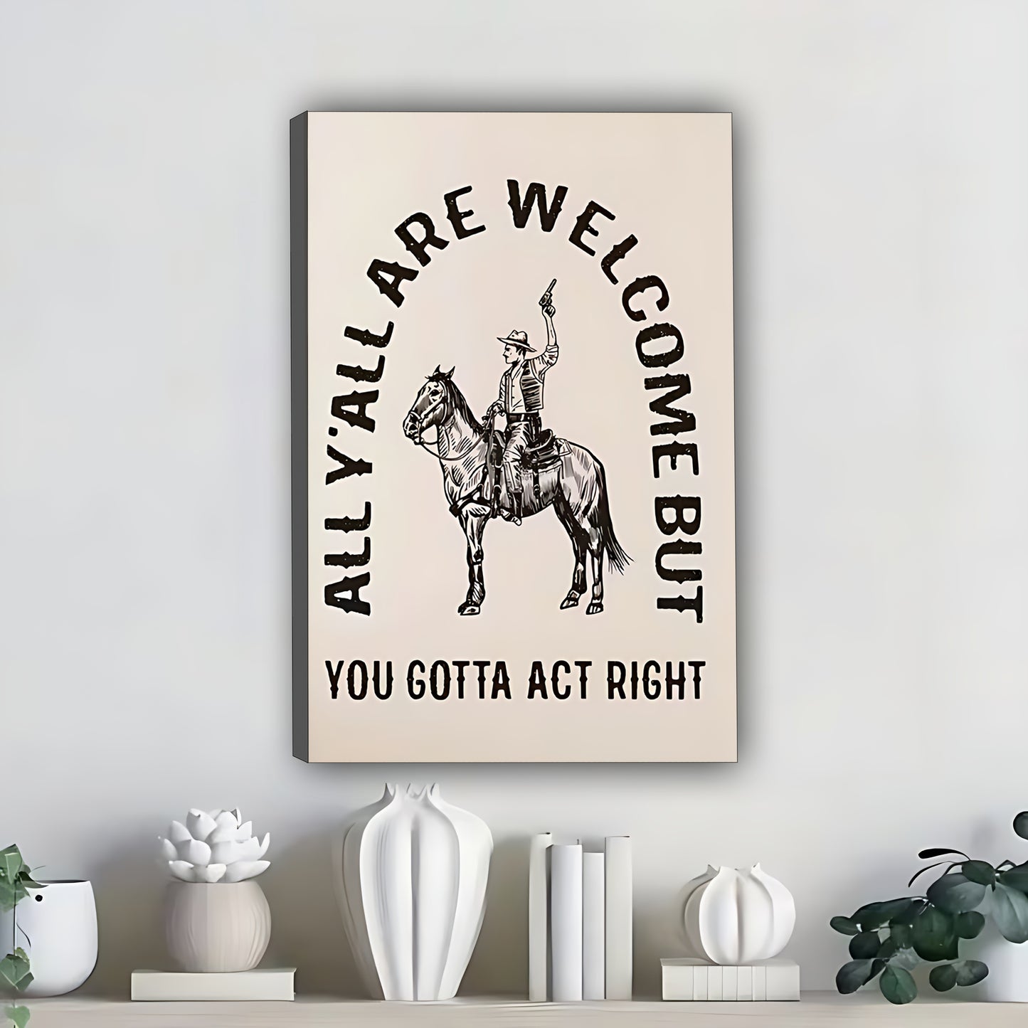 Neutral Abstract Framed Wall Art – Minimalist Line Art for Office or Studio | Liberty Signs #SZ284