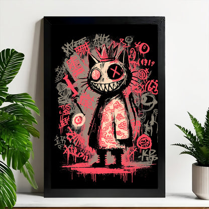 Neutral Abstract Framed Wall Art – Minimalist Line Art for Office or Studio | Liberty Signs#M3522