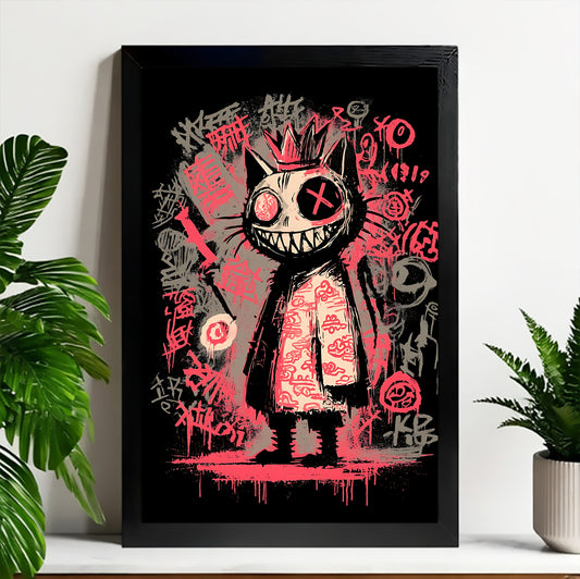 Neutral Abstract Framed Wall Art – Minimalist Line Art for Office or Studio | Liberty Signs#M3522