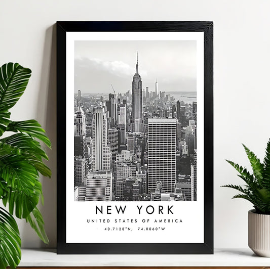 Neutral Abstract Framed Wall Art – Minimalist Line Art for Office or Studio | Liberty Signs#M3182