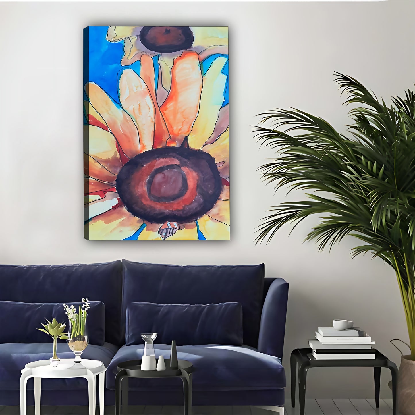 Neutral Abstract Framed Wall Art - Minimalist Line Art for Office or Studio Liberty Signs#SZ059