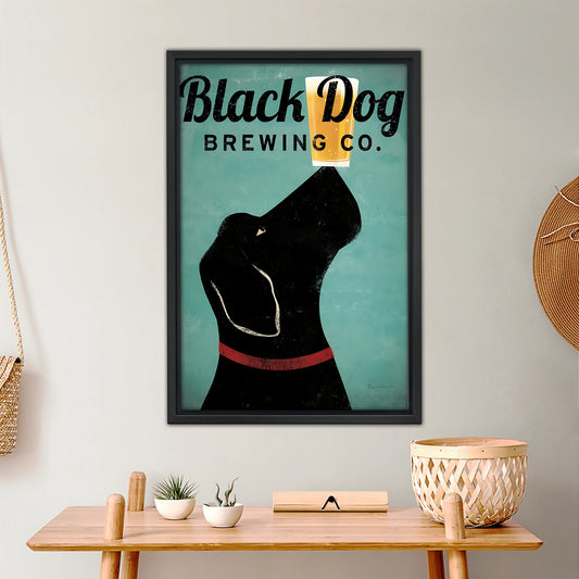Black Dog Brewing Co Retro Poster|Liberty Signs #L530