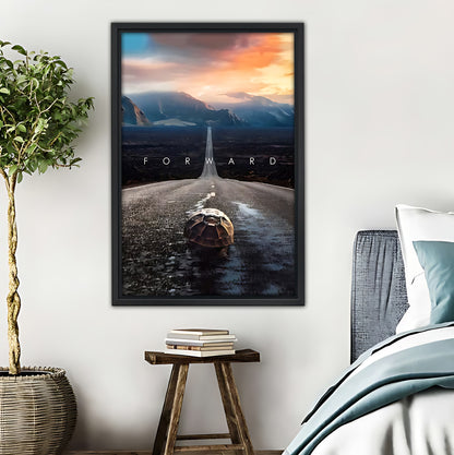 Solitude Journey Cat on Mountain Path Wall Art|Liberty Signs #L402