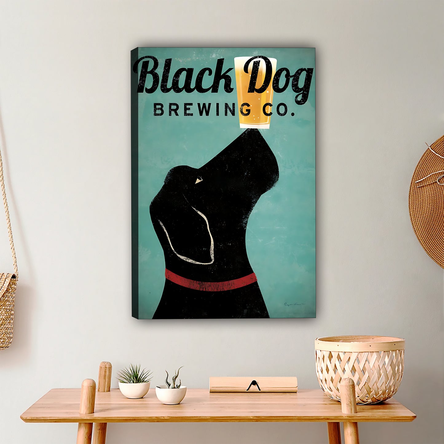 Black Dog Brewing Co Retro Poster|Liberty Signs #L530