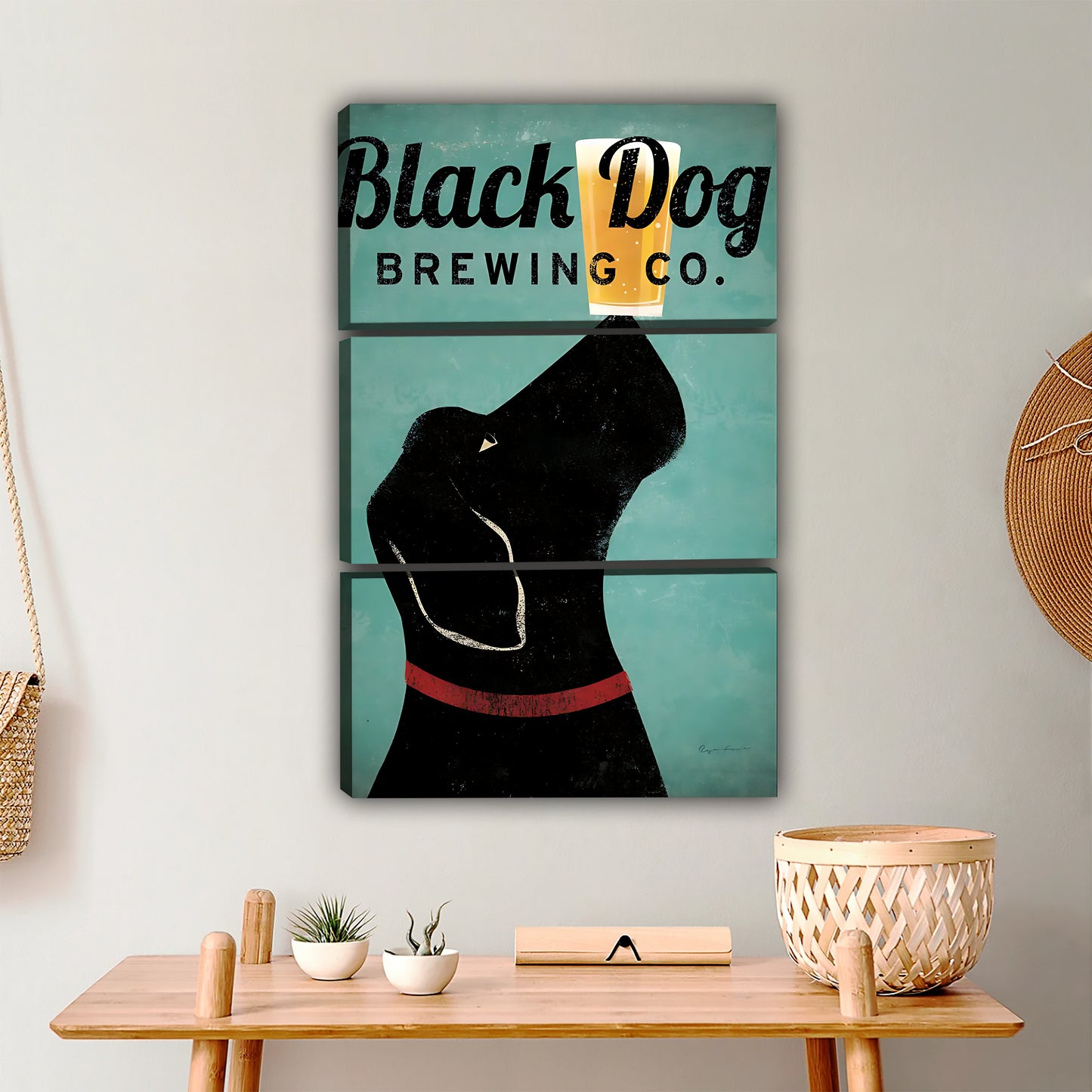 Black Dog Brewing Co Retro Poster|Liberty Signs #L530
