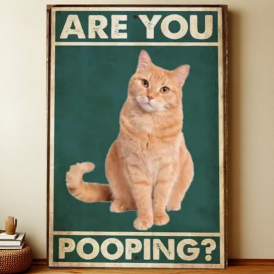 8x12 Cute Cat Metal Sign – Retro Tin Wall Art for Cat Lovers & Kitchens | Liberty Signs #2005
