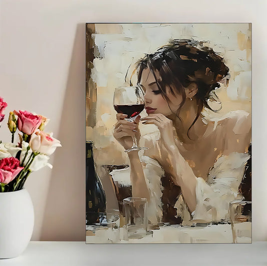 12x16 Pink Peony Floral Canvas Art – Elegant Botanical Print for Bedroom & Entryway | Liberty Signs#F2004
