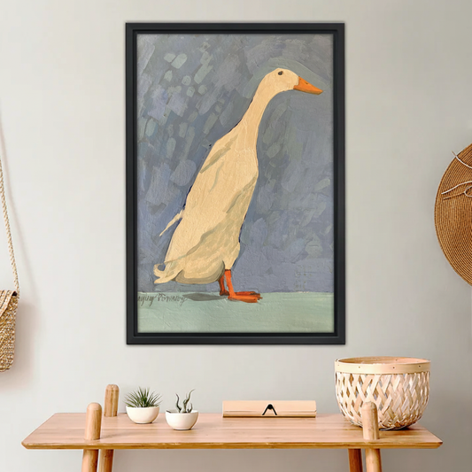 Strutting Goose – Impasto Oil Painting Animal Wall Art| Liberty Signs#L994