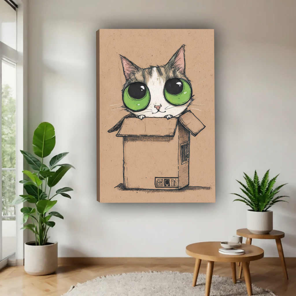 图2-纸箱猫咪-自然侧边