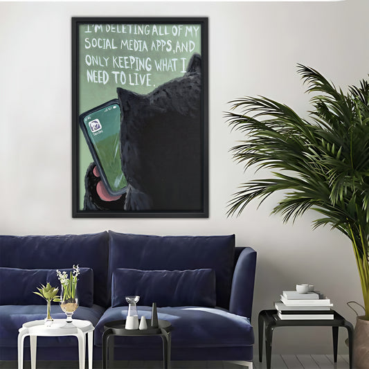 Neutral Abstract Framed Wall Art - Minimalist Line Art for Office or Studio Liberty Signs#SZ075